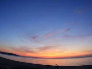夕日が沈んだ後も美しい空